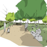un nouveau parc pour le bourg à Génilac (42)