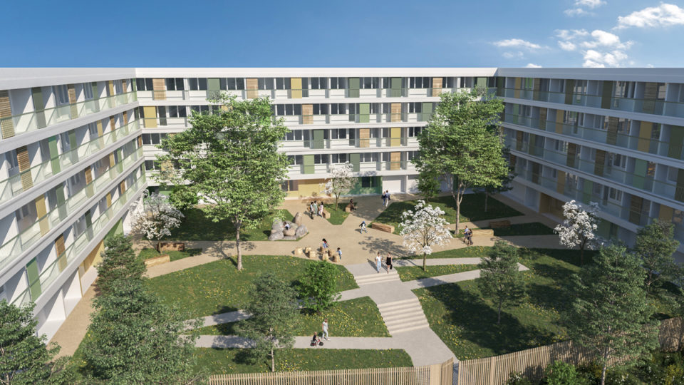 Réhabilitation de logements en écoquartier, à Chambéry (73)